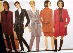 5202 LONG JACKET LENGTHS,BELT,SKIRT,PANTS PATTERN 8-24 3 SZS